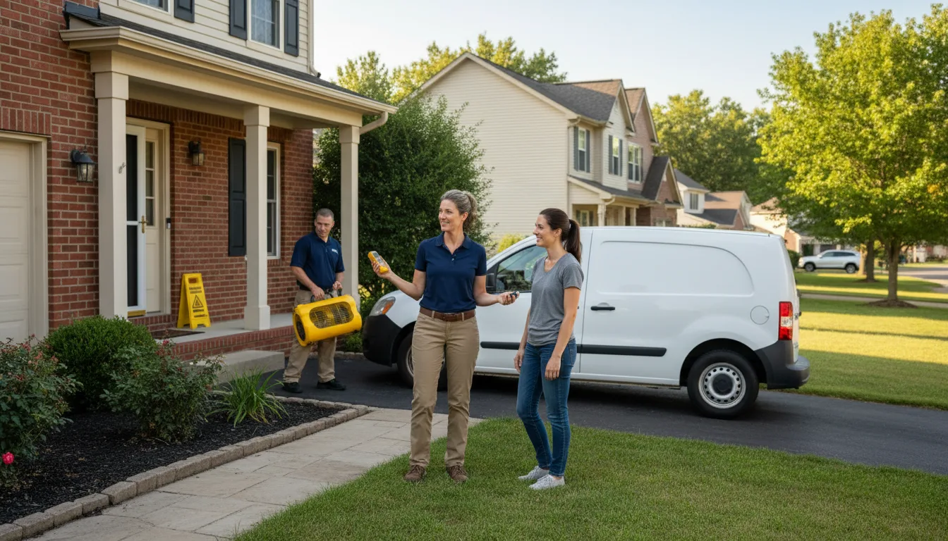 Water restoration image for Water Damage & Restoration Services in Peterson, MN